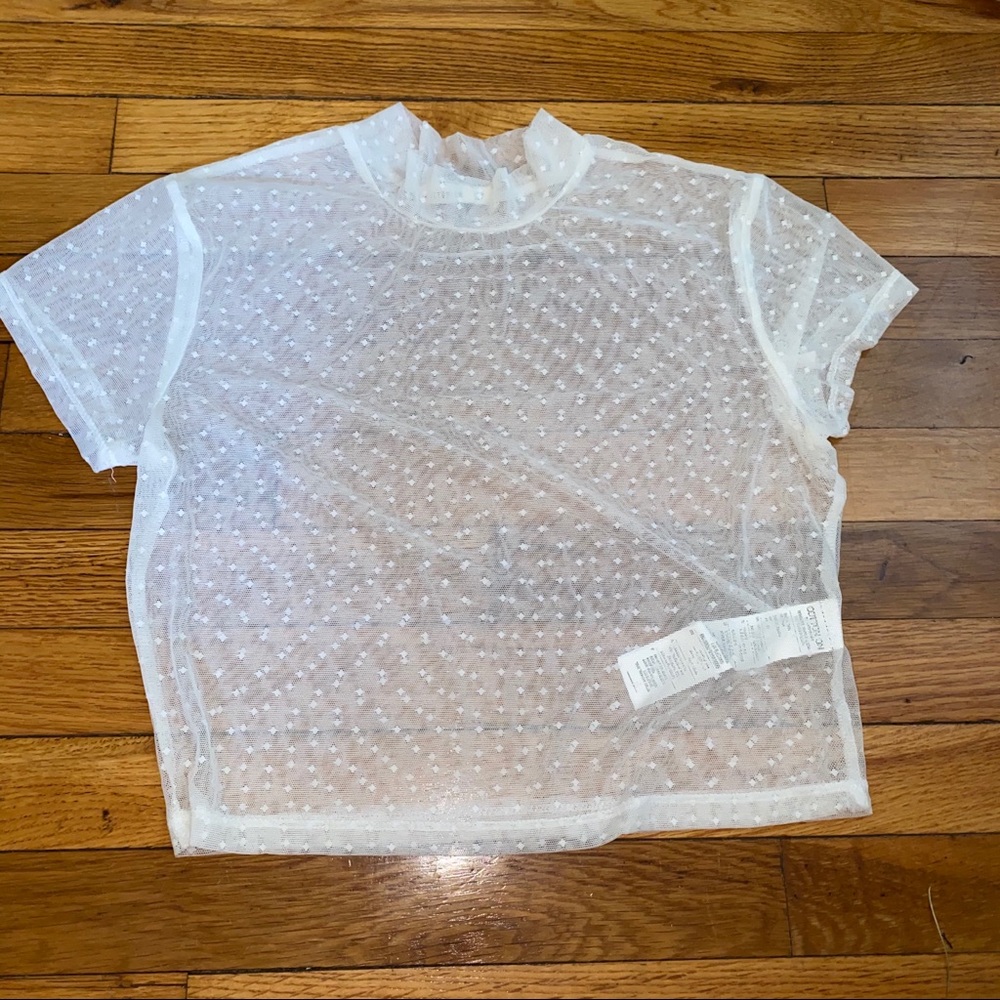 mesh crop top